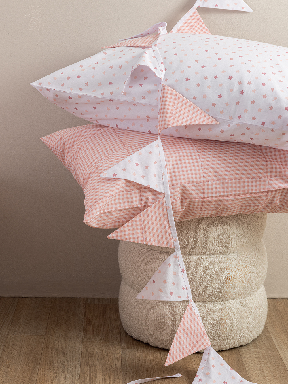 Ζεύγος Μαξιλαροθήκες 52x72 BB101 ROSE