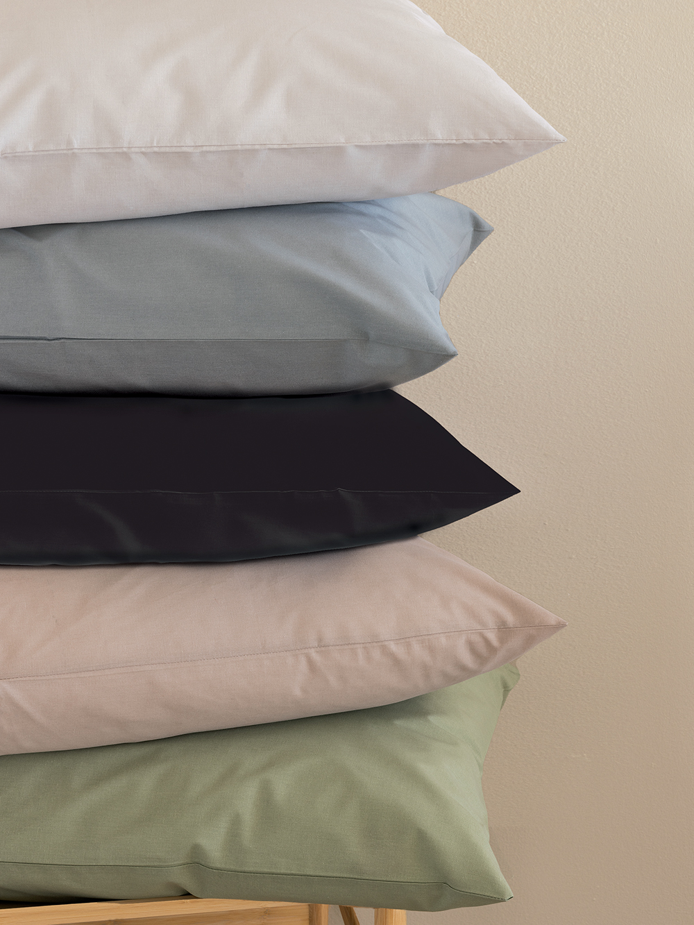 Ζεύγος Μαξιλαροθήκες 52x72 ETOILE/2 JET BLACK