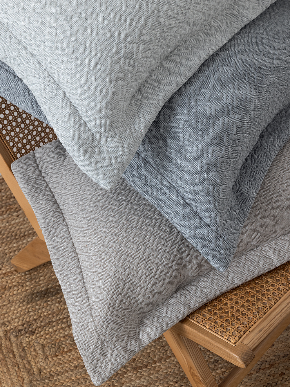 Ζεύγος Μαξιλαροθήκες Matelasse Oxford  50X70 ZOE SILVER