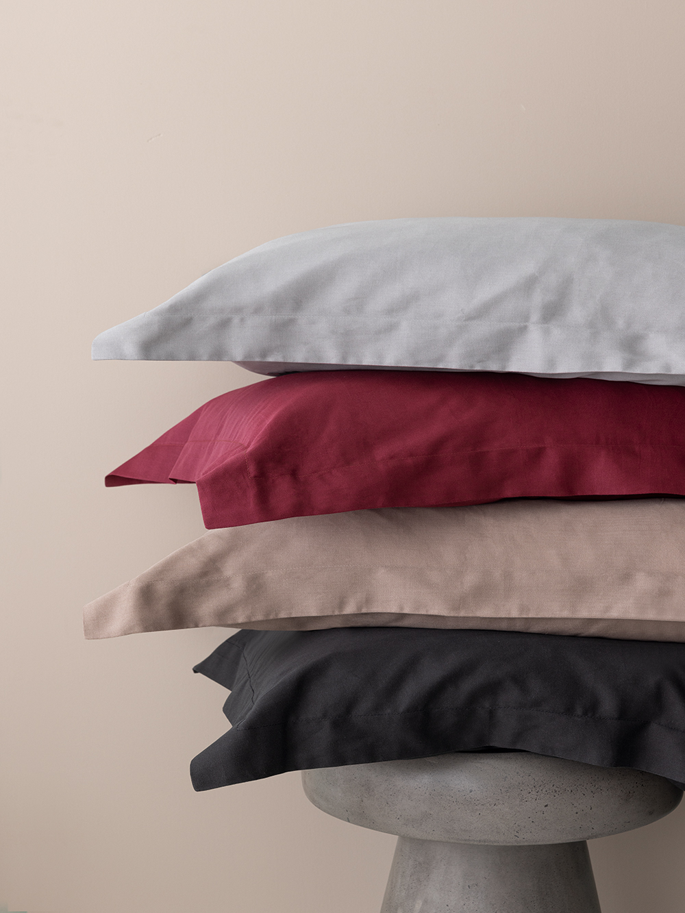 Σετ Υπέρδιπλα Σεντόνια 240x270 Posh Sateen BORDO