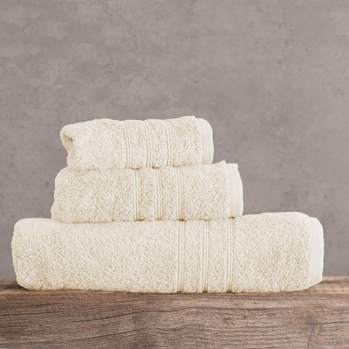 ARIA - ΠΕΤΣΕΤΑ ΕΚΡΟΥ ΣΕΤ 3 ΤΕΜΑΧΙΩΝ (30X50, 50X90, 75X150) ΕΚΡΟΥ