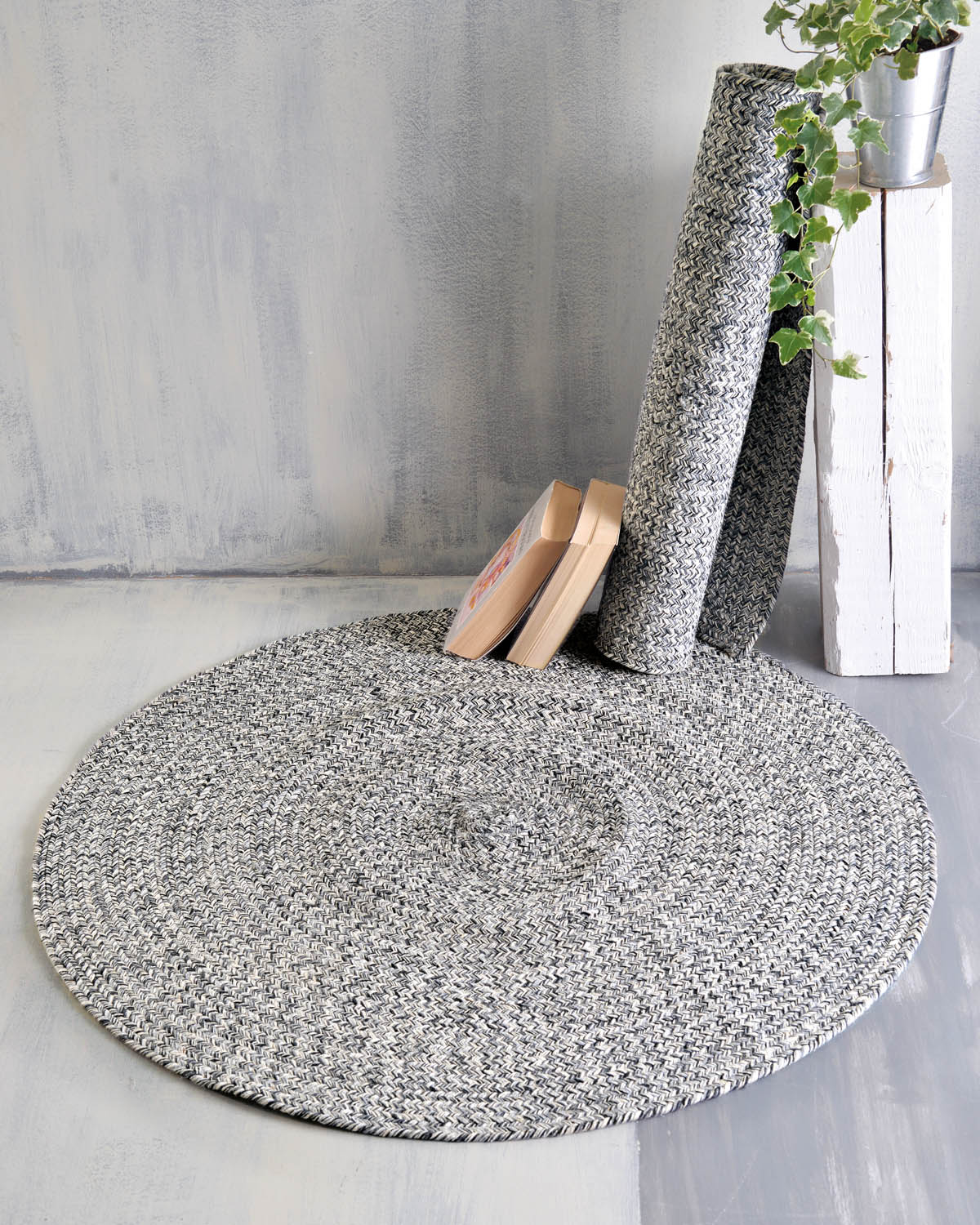 ALMIRA ΓΚΡΙ - ΧΑΛΑΚΙ 120X160 ΛΕΥΚΟ-ΓΚΡΙ