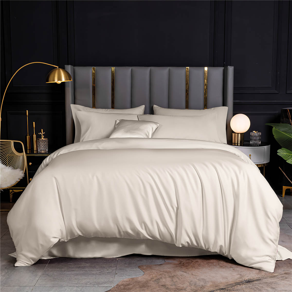 BAMBOO - ΣΕΤ ΜΑΞΙΛΑΡΟΘΗΚΕΣ ΛΕΥΚΟ ΛΕΥΚΟ