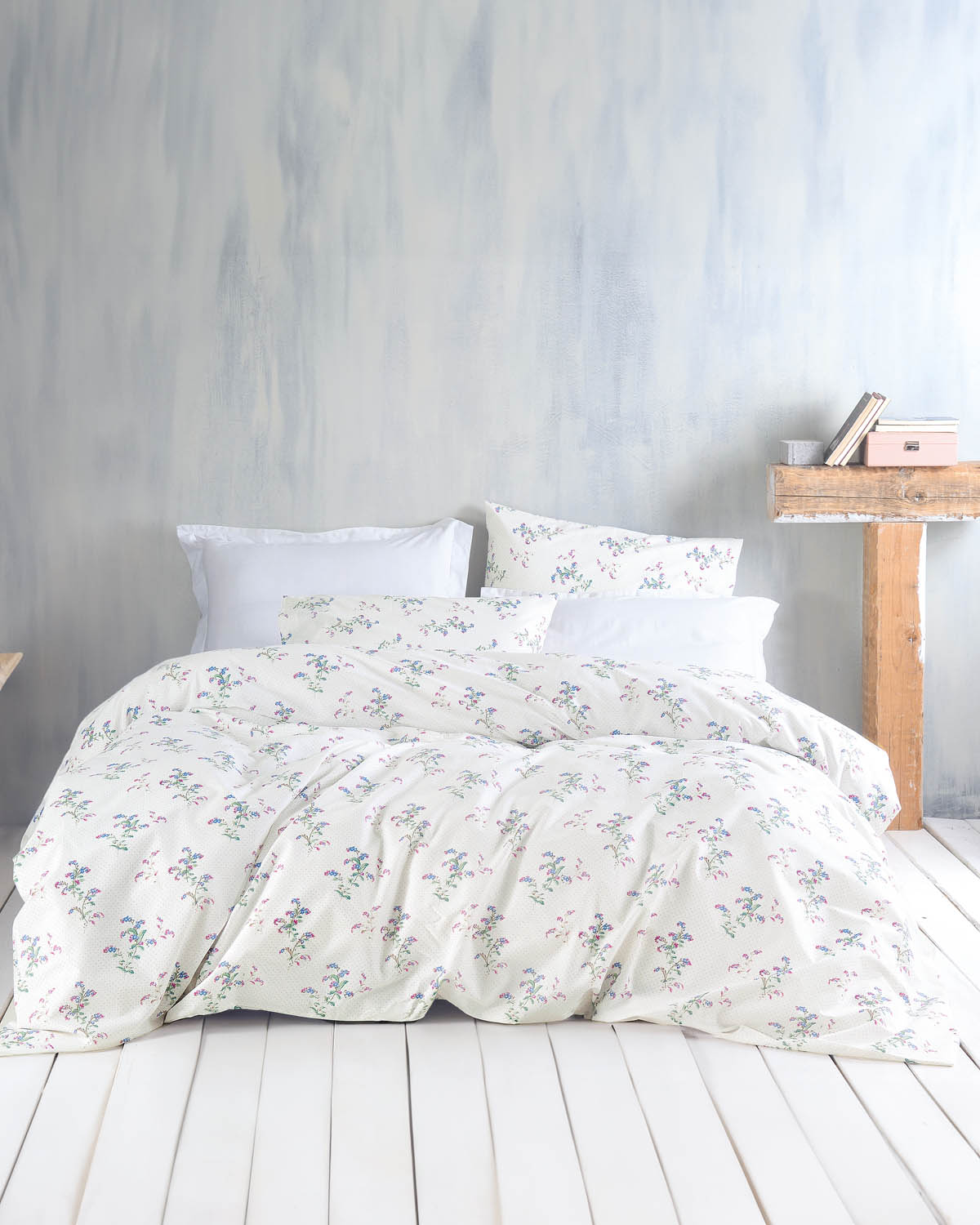 BOUQUET ΕΚΡΟΥ - ΣΕΤ ΣΕΝΤΟΝΙΑ DIVA KING SIZE (270Χ290) ΕΚΡΟΥ