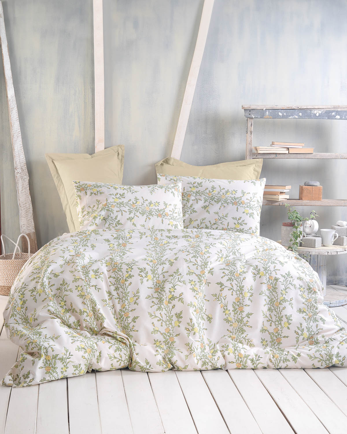 TALIA ΚΙΤΡΙΝΟ - ΣΕΤ ΣΕΝΤΟΝΙΑ NEXT ΥΠΕΡΔΙΠΛΟ ΜΕ ΛΑΣΤΙΧΟ (230X260, 165X205+25) ΚΙΤΡΙΝΟ