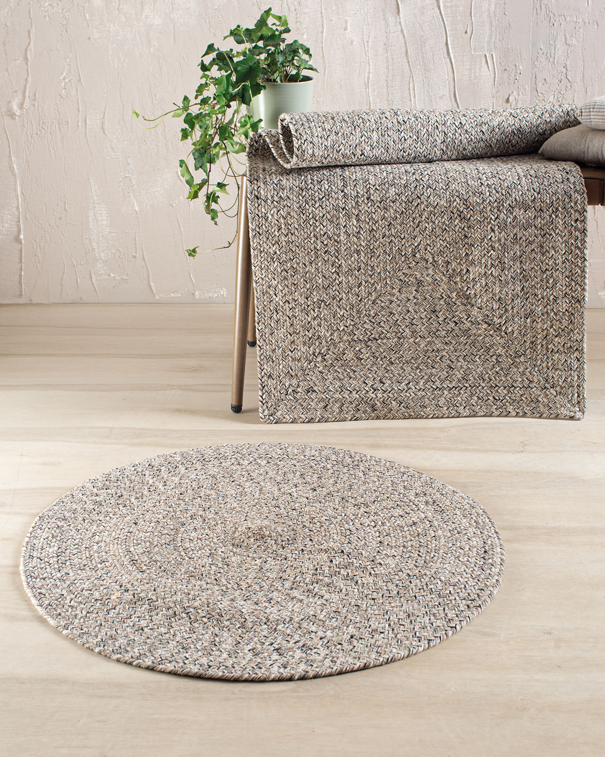 ALMIRA ΜΠΕΖ - ΧΑΛΑΚΙ 120cm ΜΠΕΖ-ΚΑΦΕ