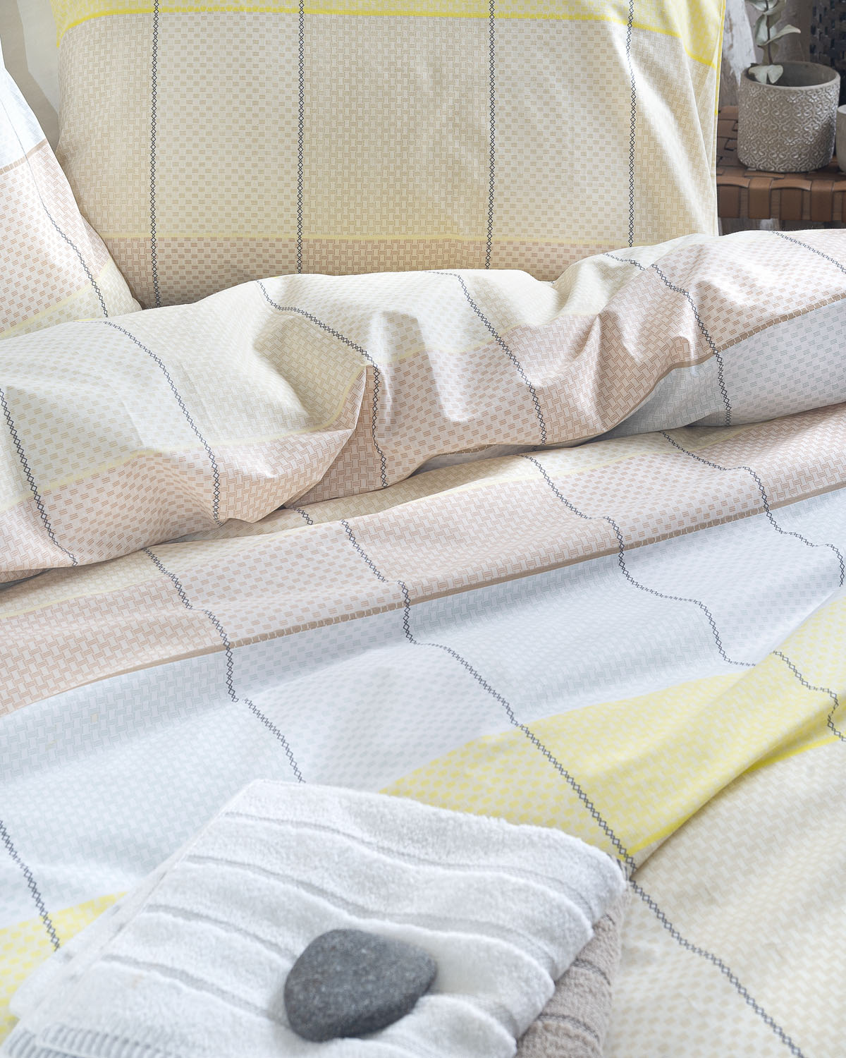 COLETTE ΚΙΤΡΙΝΟ ΓΑΛΑΖΙΟ - ΣΕΤ ΠΑΠΛΩΜΑΤΟΘΗΚΗ NEXT ΥΠΕΡΔΙΠΛΟ (225Χ250) ΚΙΤΡΙΝΟ ΓΑΛΑΖΙΟ