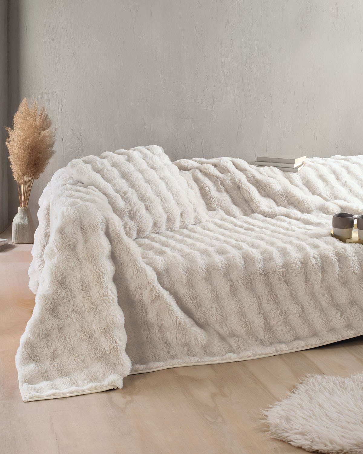 RABBIT - ΡΙΧΤΑΡΙ 180X160 ΓΚΡΙ ΓΚΡΙ