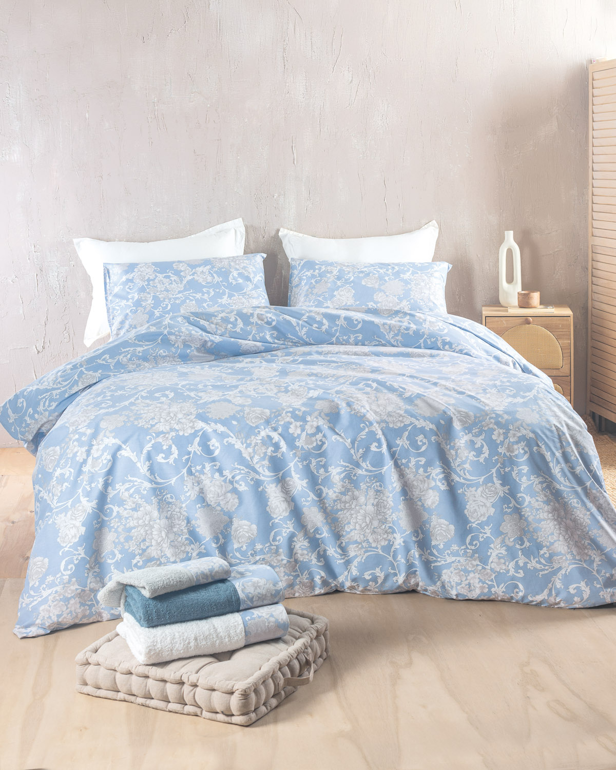 CANDINCE ΜΠΛΕ - ΣΕΤ ΠΑΠΛΩΜΑ NEXT ΗΜΙΔΙΠΛΟ (160X240) ΜΠΛΕ