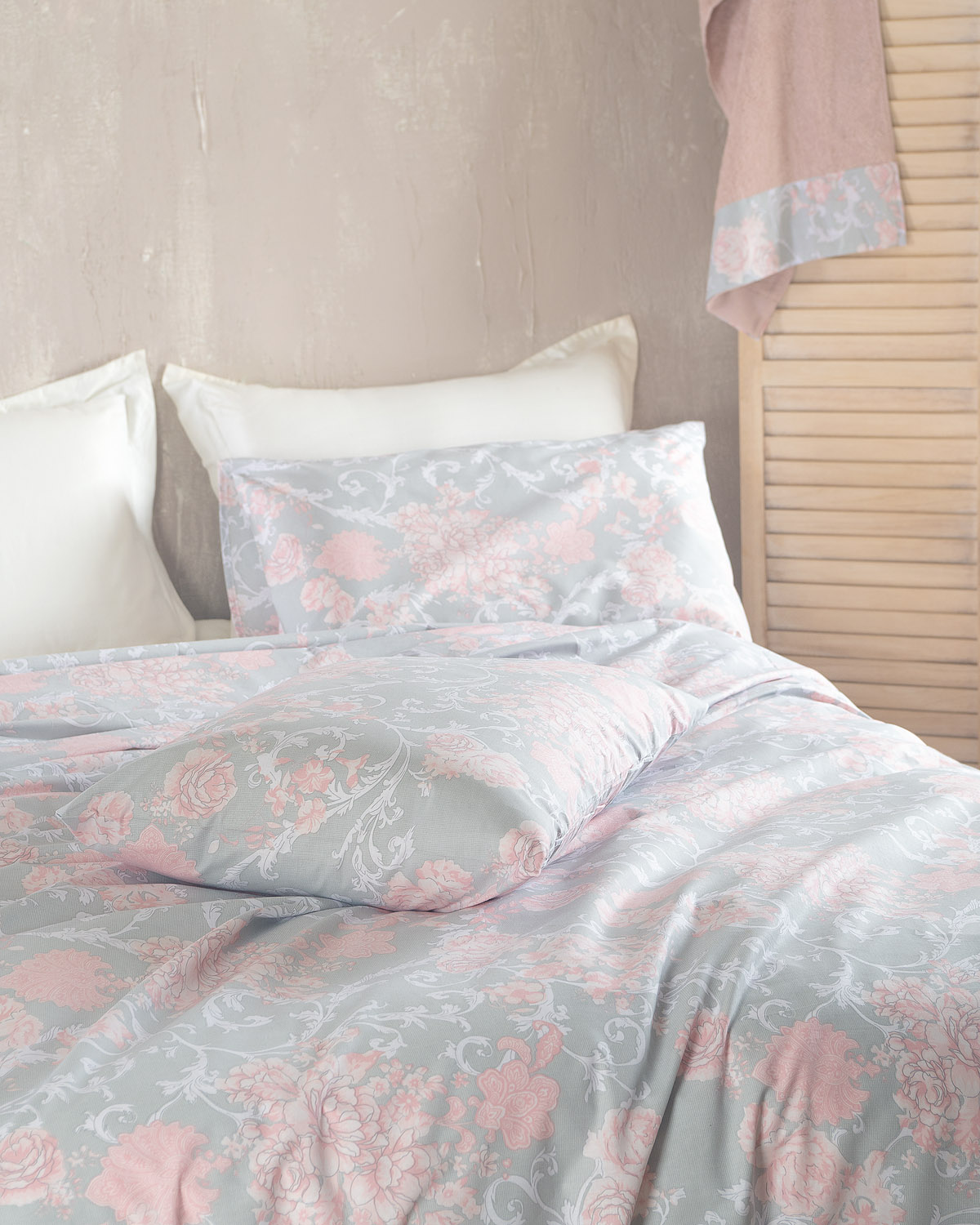 CANDINCE ΡΟΖ - ΣΕΤ ΠΑΠΛΩΜΑ NEXT ΥΠΕΡΔΙΠΛΟ (220Χ240) ΡΟΖ