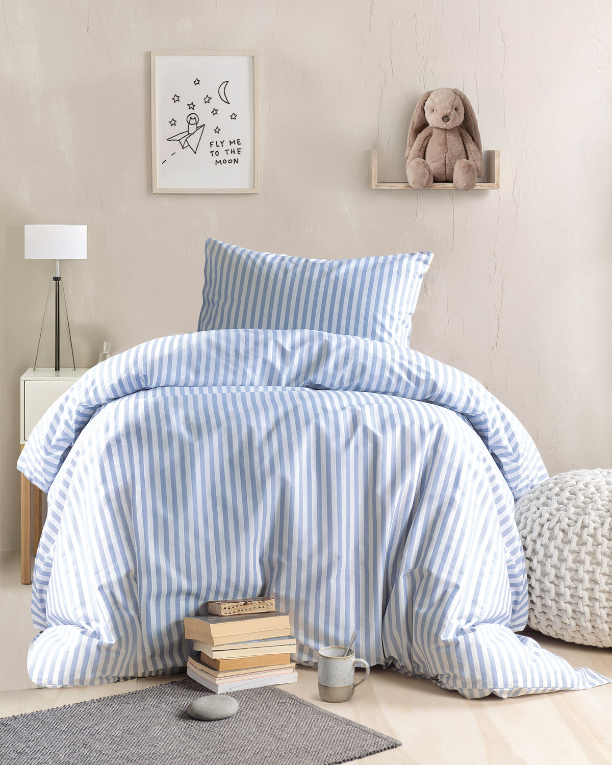 ELOISE ΓΑΛΑΖΙΟ - ΣΕΤ ΠΑΠΛΩΜΑ ΠΑΙΔΙΚΟ 2 ΤΕΜ. ΓΑΛΑΖΙΟ