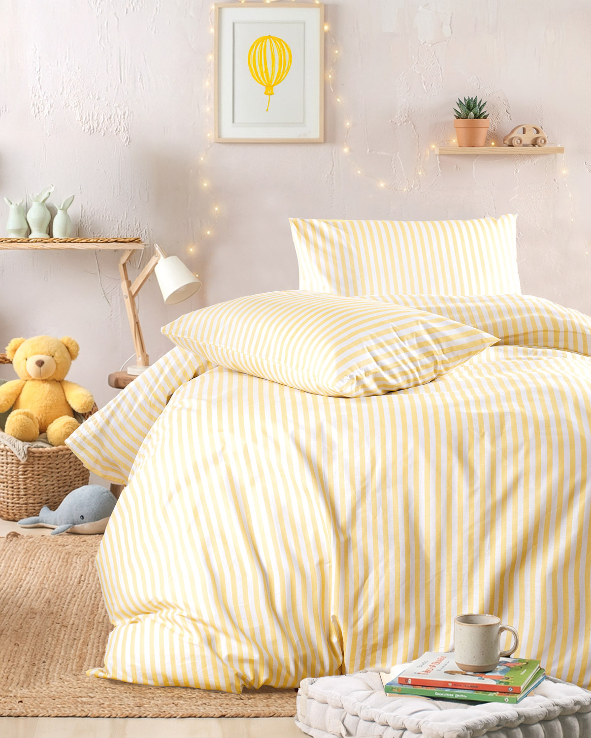 ELOISE ΚΙΤΡΙΝΟ - ΣΕΤ ΠΑΠΛΩΜΑ ΠΑΙΔΙΚΟ 2 ΤΕΜ. ΚΙΤΡΙΝΟ