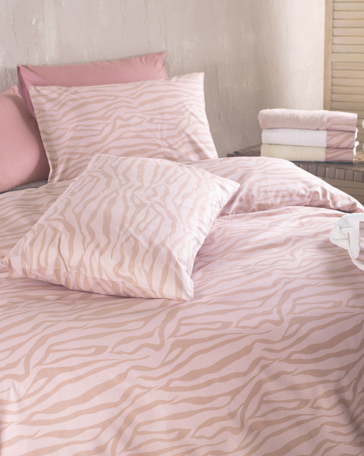 TRISHA ΡΟΖ - ΣΕΤ ΚΟΥΒΕΡΛΙ NEXT ΗΜΙΔΙΠΛΟ (160X240) ΡΟΖ