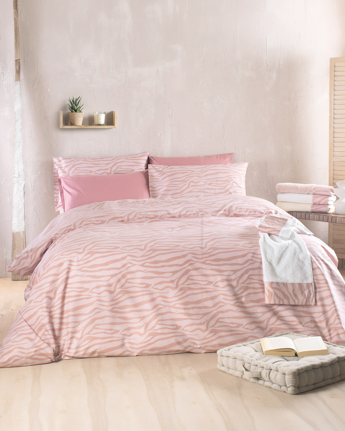 TRISHA ΡΟΖ - ΣΕΤ ΠΑΠΛΩΜΑ NEXT ΗΜΙΔΙΠΛΟ (160X240) ΡΟΖ