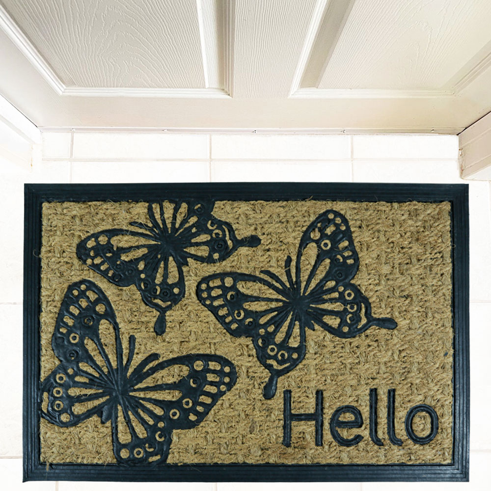 ΠΑΤΑΚΙ ΕΙΣΟΔΟΥ ButterflyHello 40x60