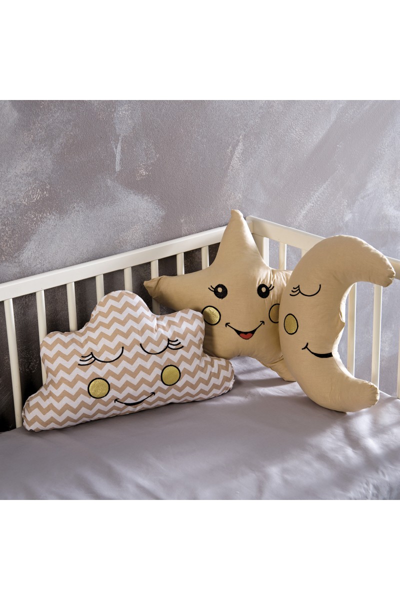 ΣΕΤ BEBE ΜΑΞΙΛΑΡΙΑ ΔΙΑΚΟΣΜΗΤΙΚΑ 3 TEM. BEIGE SBABY