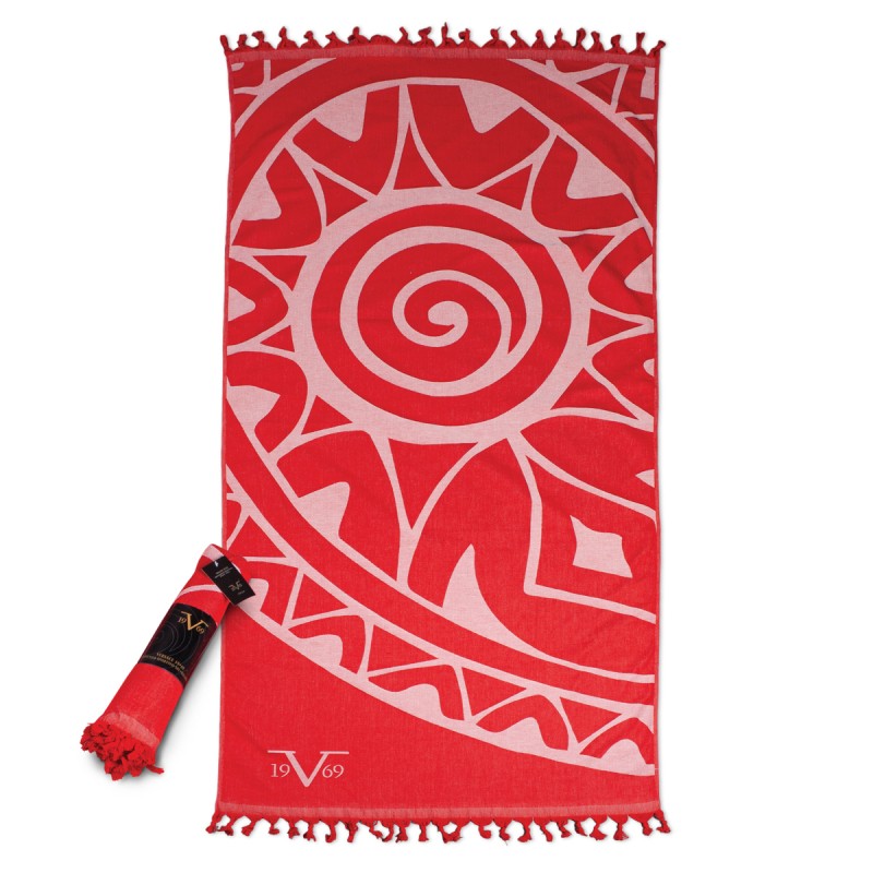 ΠΕΤΣΕΤΑ - ΠΑΡΕΟ  90Χ170 SHELL RED 19V69