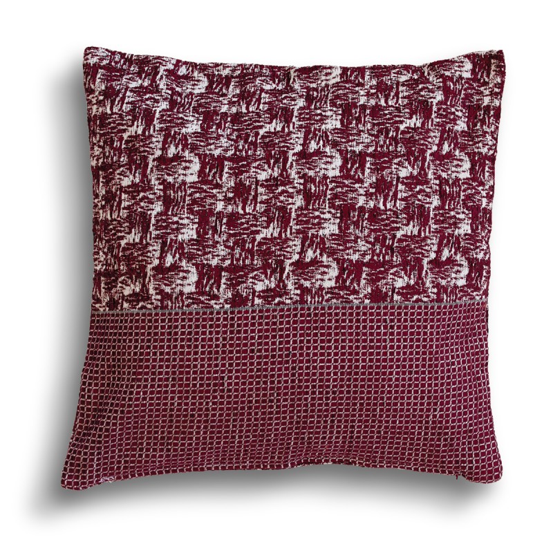 ΜΑΞΙΛΑΡΟΘΗΚΗ CHENILLE 40X40cm- KRIZIA BORDO FLORENZ SOFA