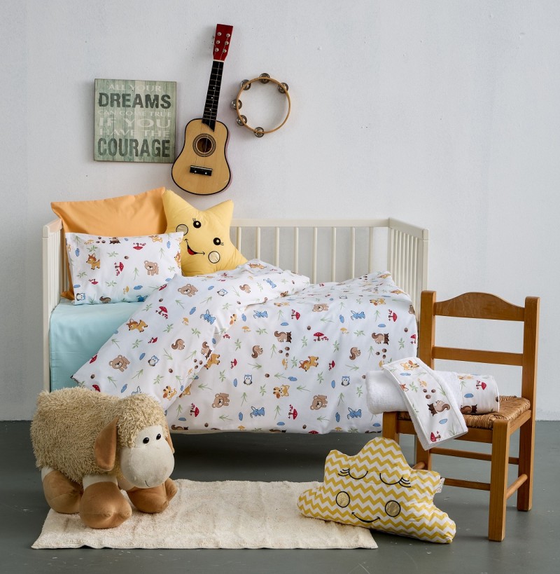 ΣΕΤ ΣΕΝΤONIA BEBE 75X110 ΛΙΚΝΟΥ - ALFIE BLUE SBABY
