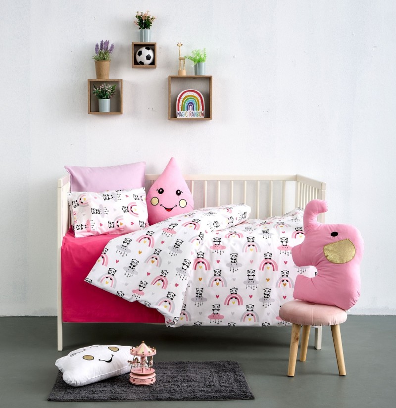 ΣΕΤ ΠΕΤΣΕΤΕΣ 2 ΤΕΜ. BEBE ΦΑΣΑ - PANDA PINK SBABY