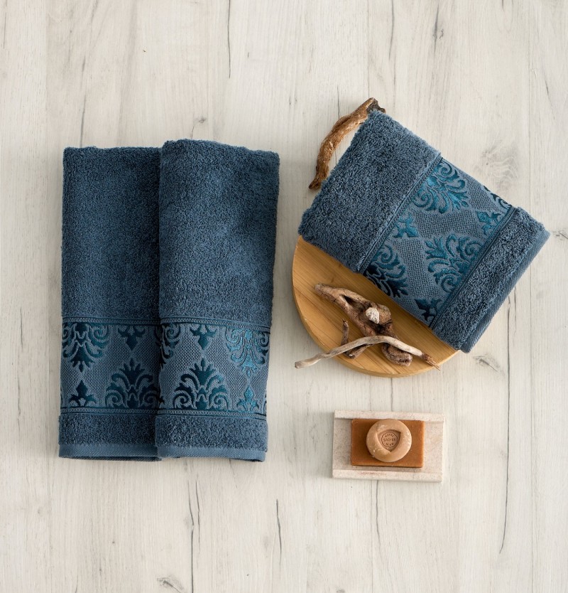 ΠΕΤΣΕΤΑ ΜΠΑΝΙΟΥ 70x140cm  MARLEY DENIM DREAM