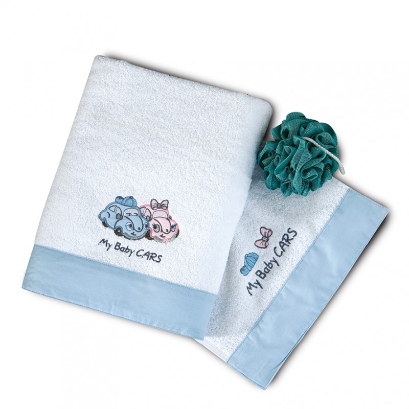 ΣΕΤ ΠΕΤΣ. 2 ΤΕΜ. BEBE KENTHMA /MY BABY CARS BLUE SBABY