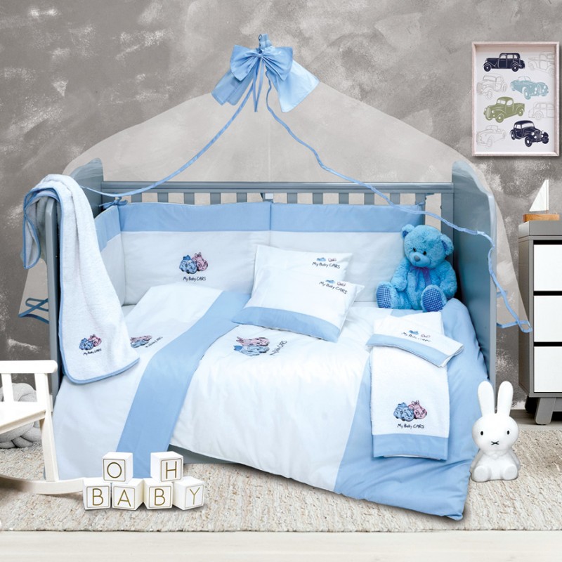 ΣΕΤ ΚΟΥΝΙΑΣ 3 ΤΕΜ. MY BABY CARS BLUE SBABY