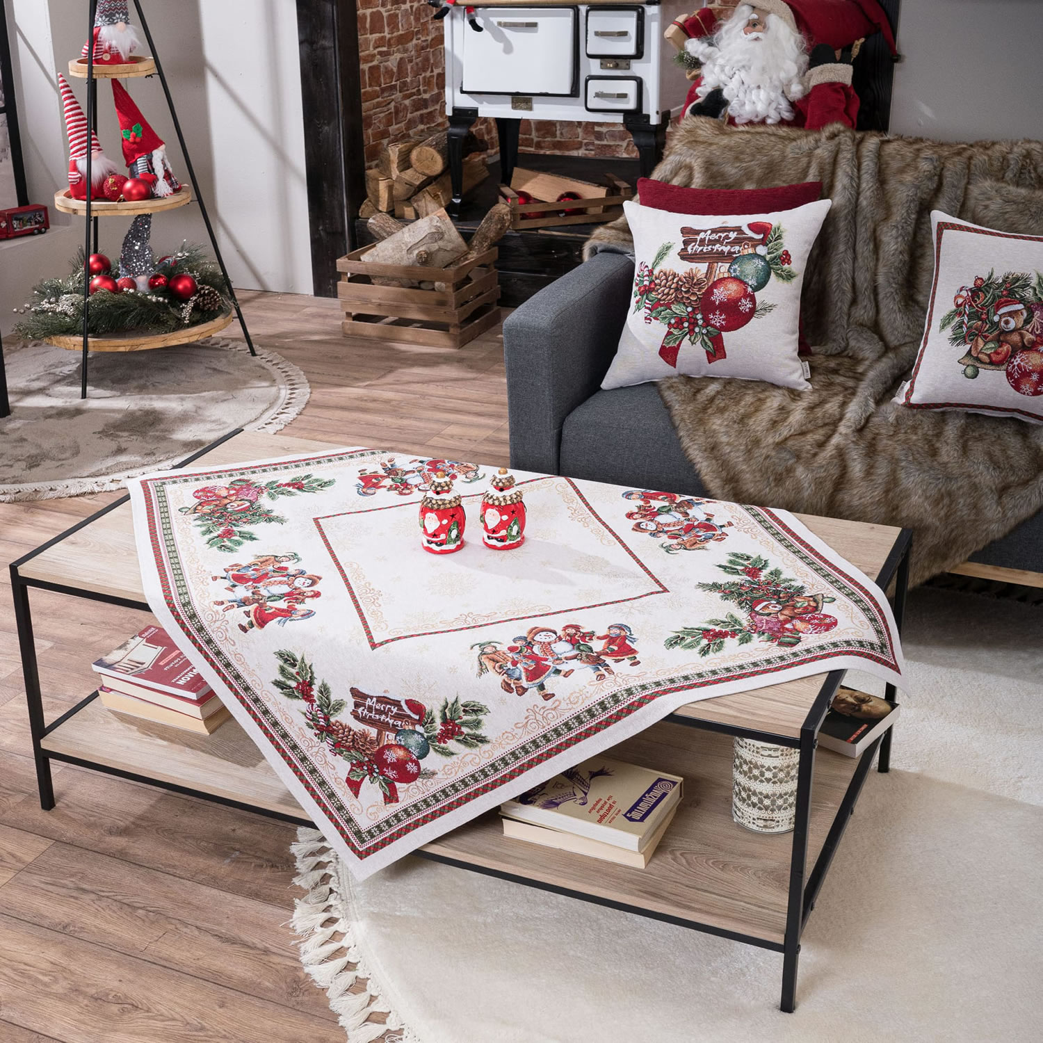 Καρέ & Τραβέρσα Stetten (Σετ 2τεμ.) - 100x100cm & 40x100cm