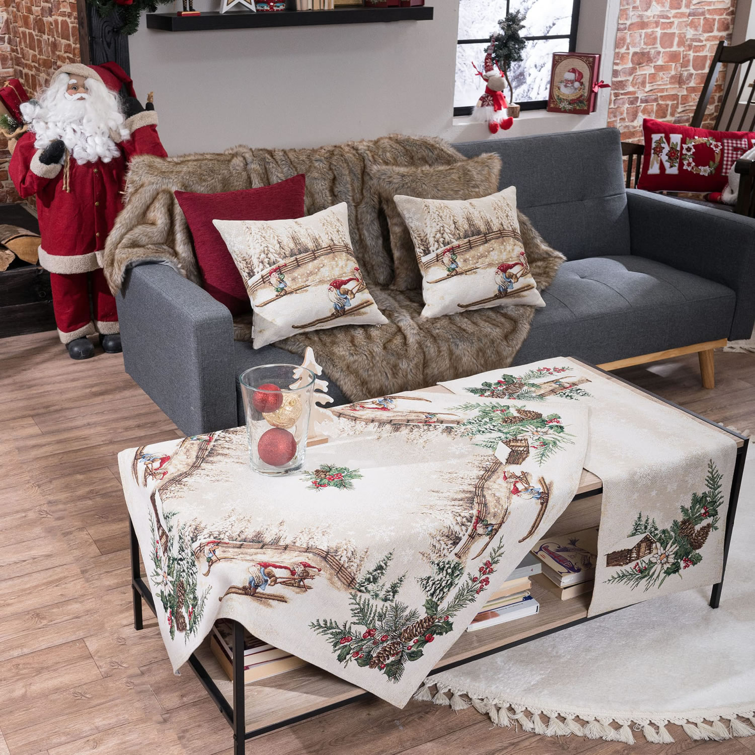 Καρέ & Τραβέρσα Suben (Σετ 2τεμ.) - 100x100cm & 40x100cm