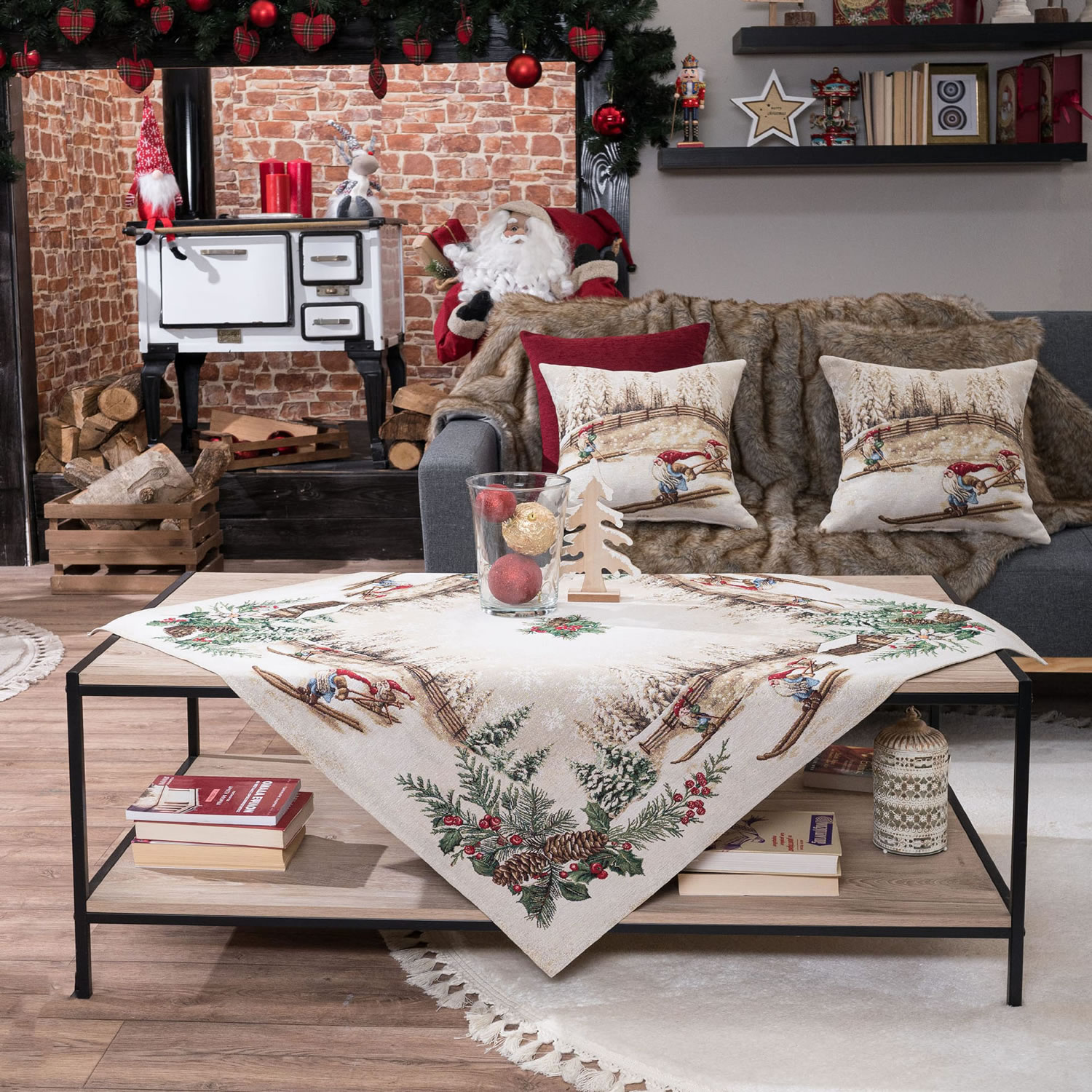 Καρέ & Τραβέρσα Suben (Σετ 2τεμ.) - 100x100cm & 40x100cm