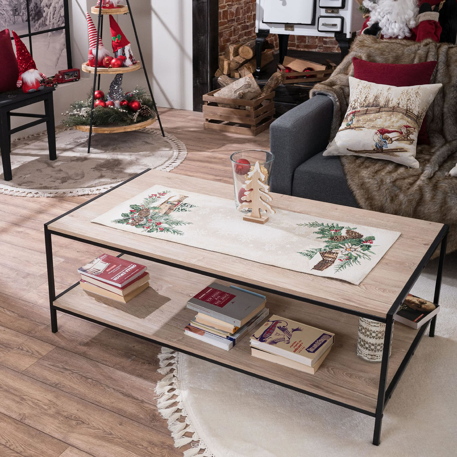 Καρέ & Τραβέρσα Suben (Σετ 2τεμ.) - 100x100cm & 40x100cm