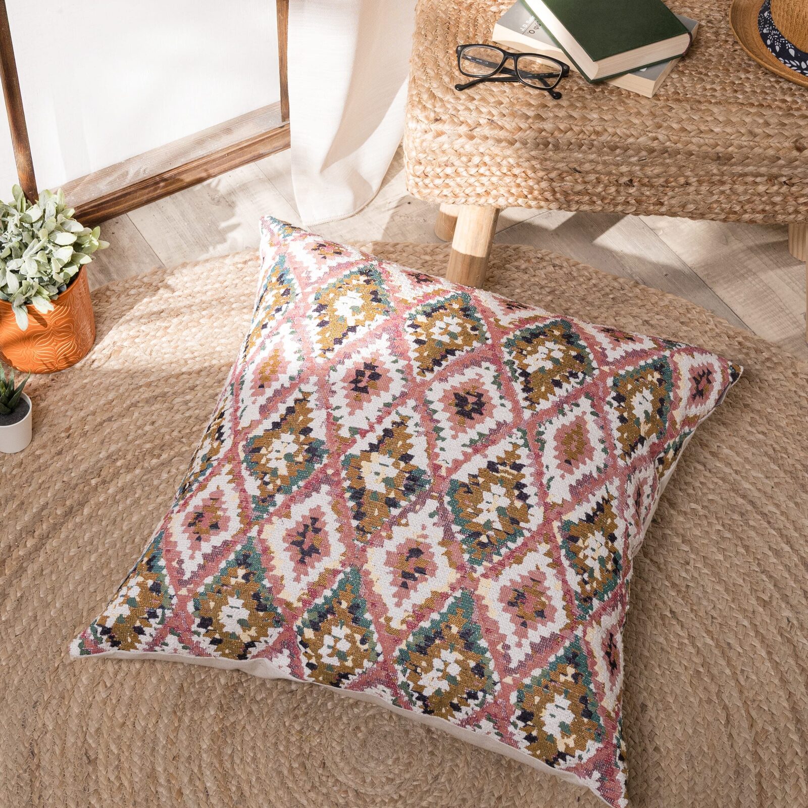 Μαξιλαροθήκη Anso 06 - 65x65cm δαπέδου
