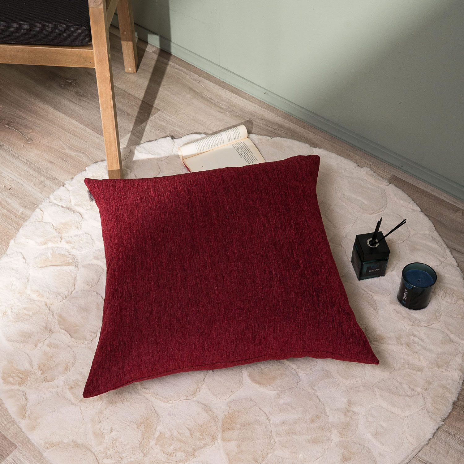 Μαξιλαροθήκη Basic 10 - 65x65cm δαπέδου με γέμιση