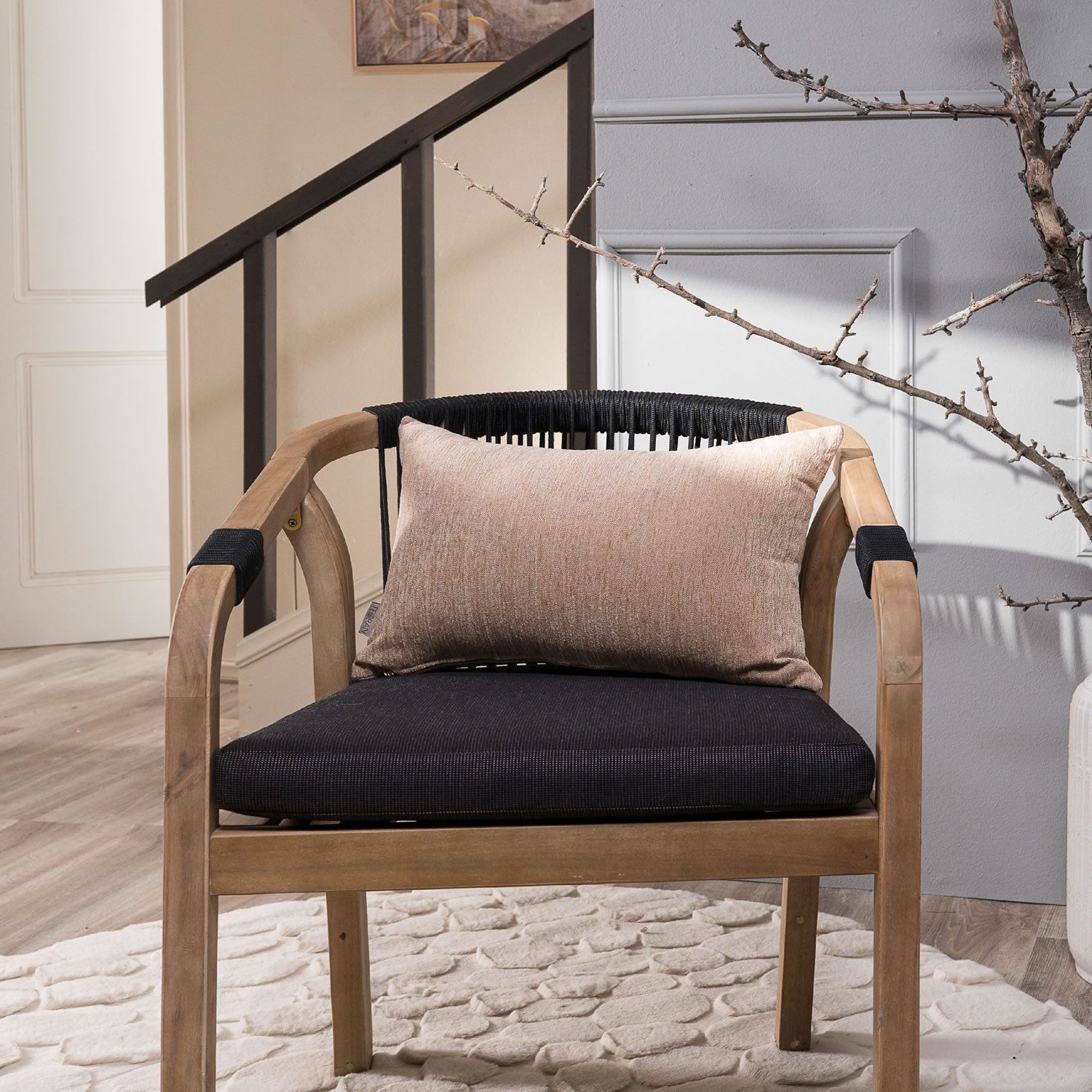 Μαξιλαροθήκη Basic 14 - 65x65cm δαπέδου με γέμιση