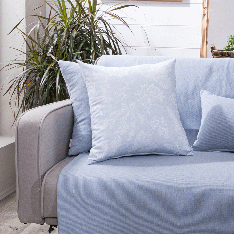 Μαξιλαροθήκη Cayo - 65x65cm δαπέδου με γέμιση Teoran Home