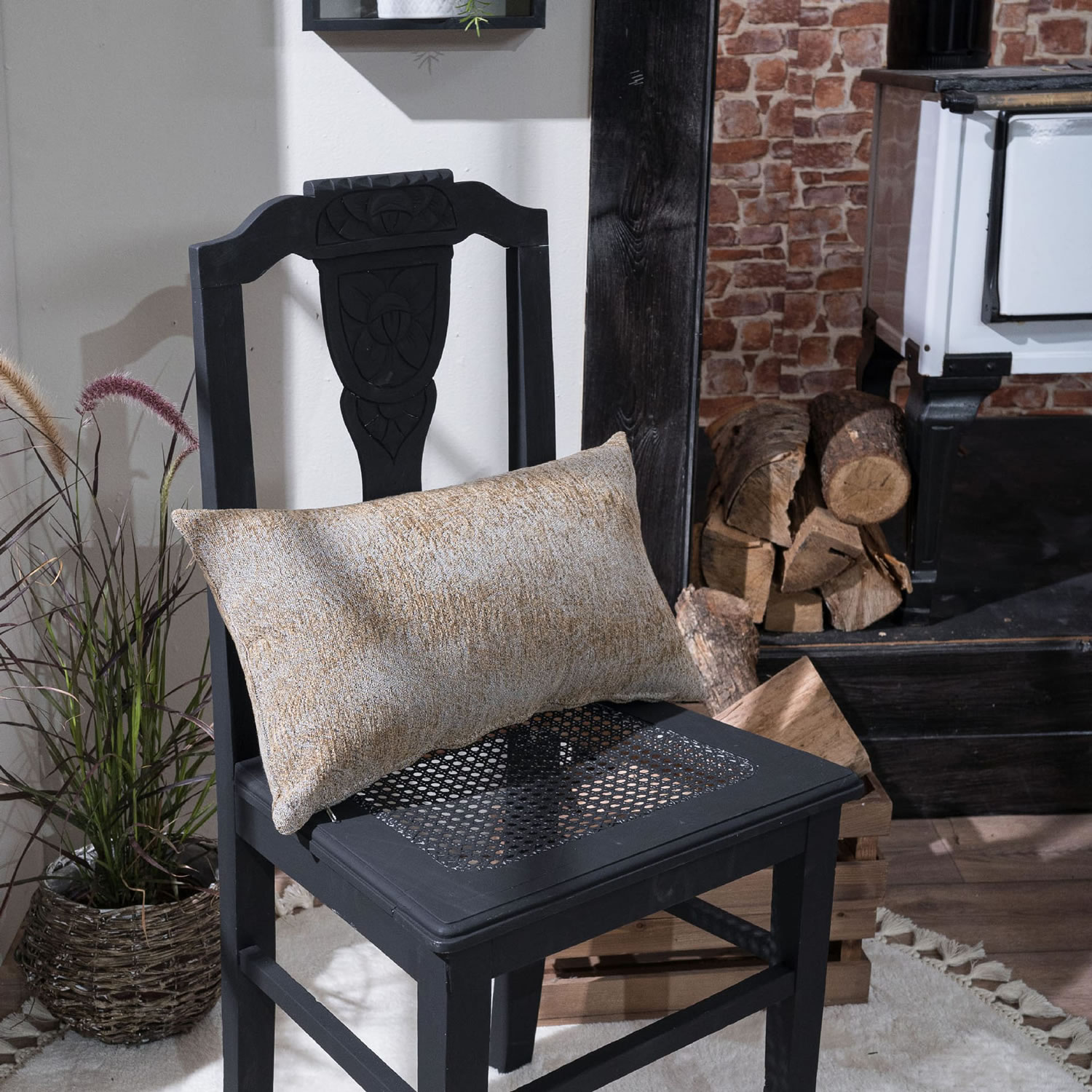 Μαξιλαροθήκη Cincinnati 02 - 65x65cm δαπέδου με γέμιση