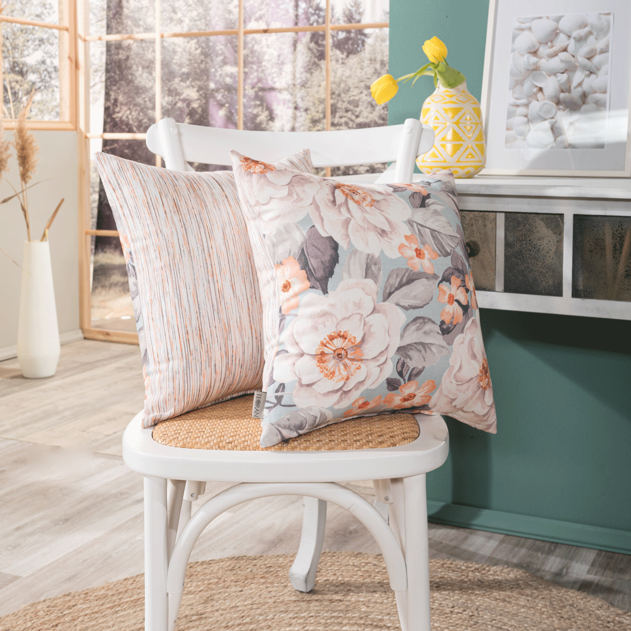 Μαξιλαροθήκη Elda- Novelda - 30x50cm με γέμιση