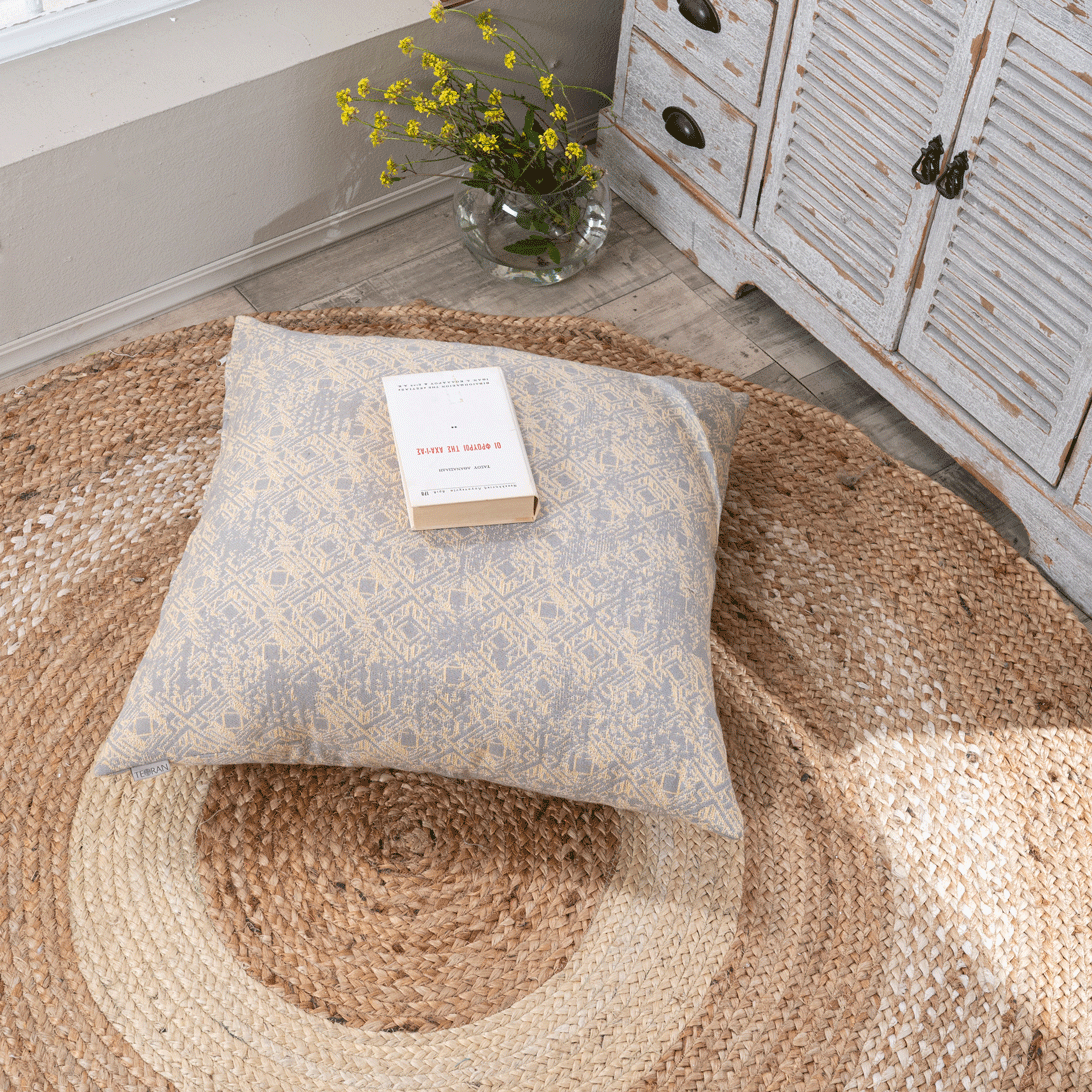 Μαξιλαροθήκη Felicia 14 - 65x65cm δαπέδου με γέμιση