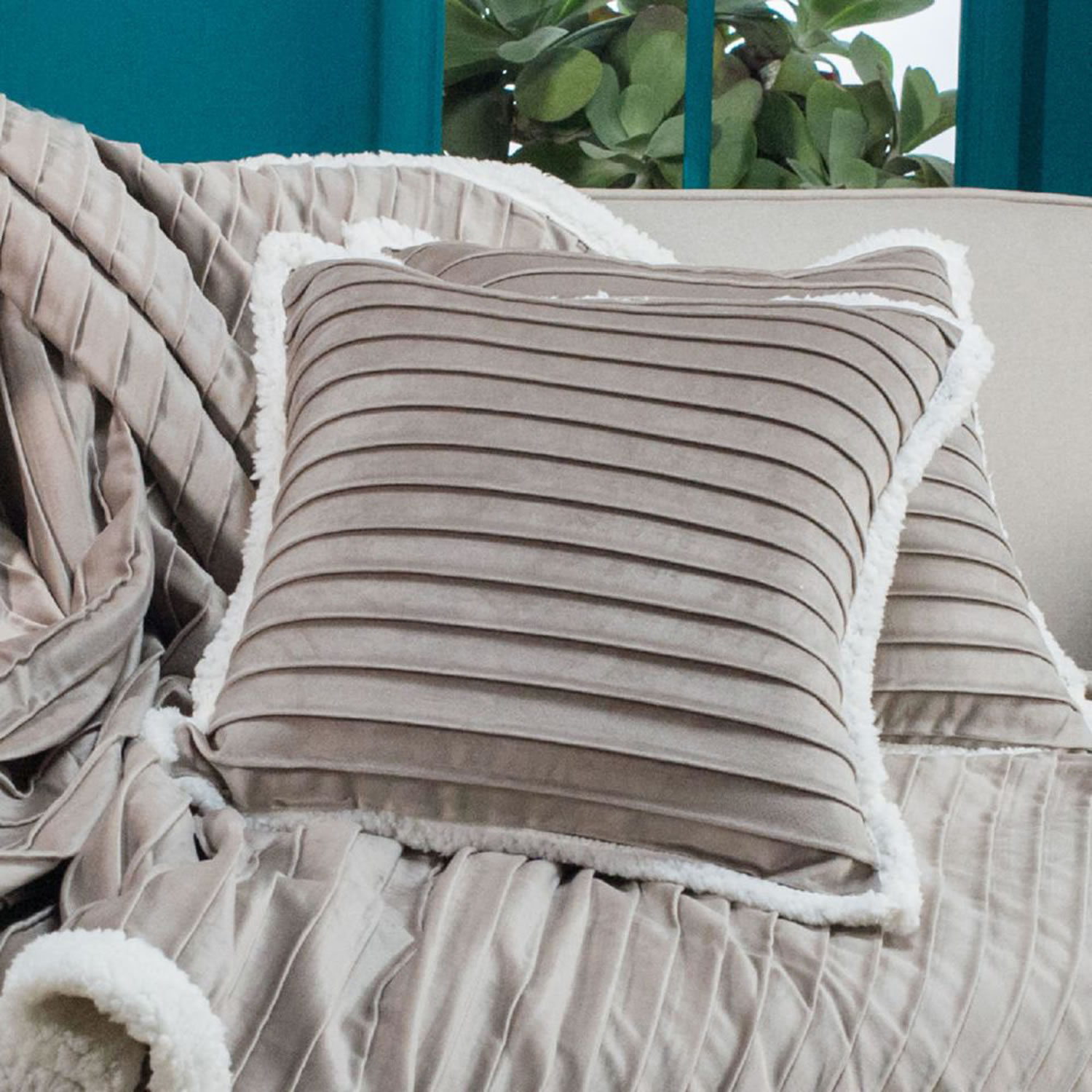 Μαξιλαροθήκη Fold 07 - 45x45cm με γέμιση