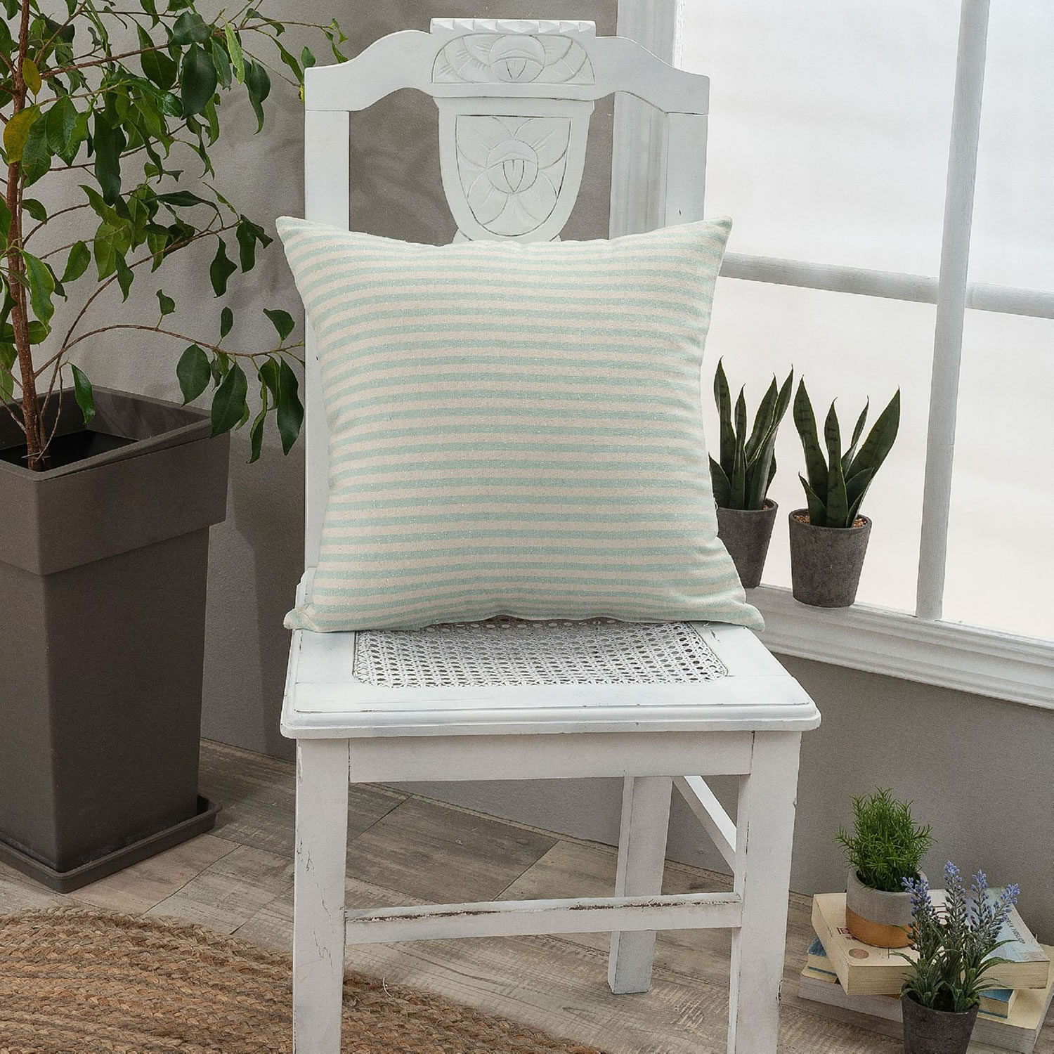 Μαξιλαροθήκη Guensa 16 - 45x45cm με γέμιση