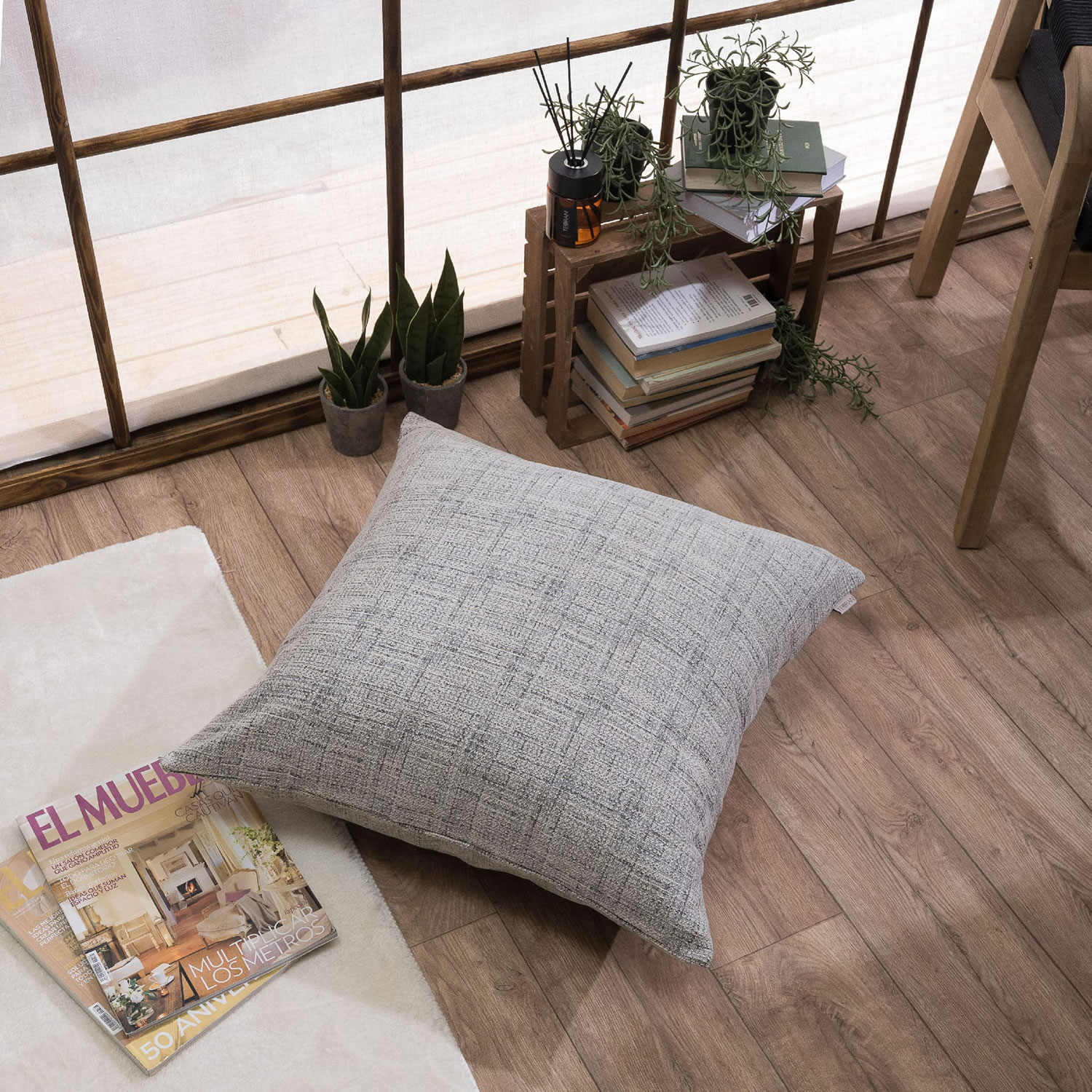 Μαξιλαροθήκη Hampton 11 - 43x43cm με γέμιση