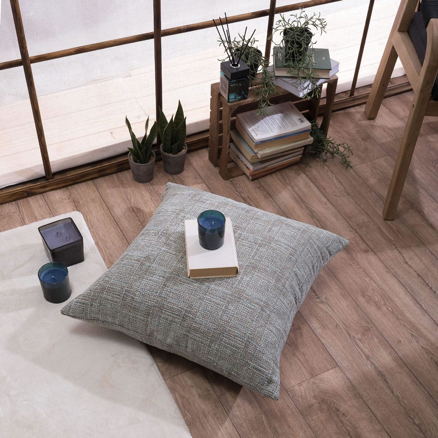 Μαξιλαροθήκη Hampton 13 - 43x43cm με γέμιση