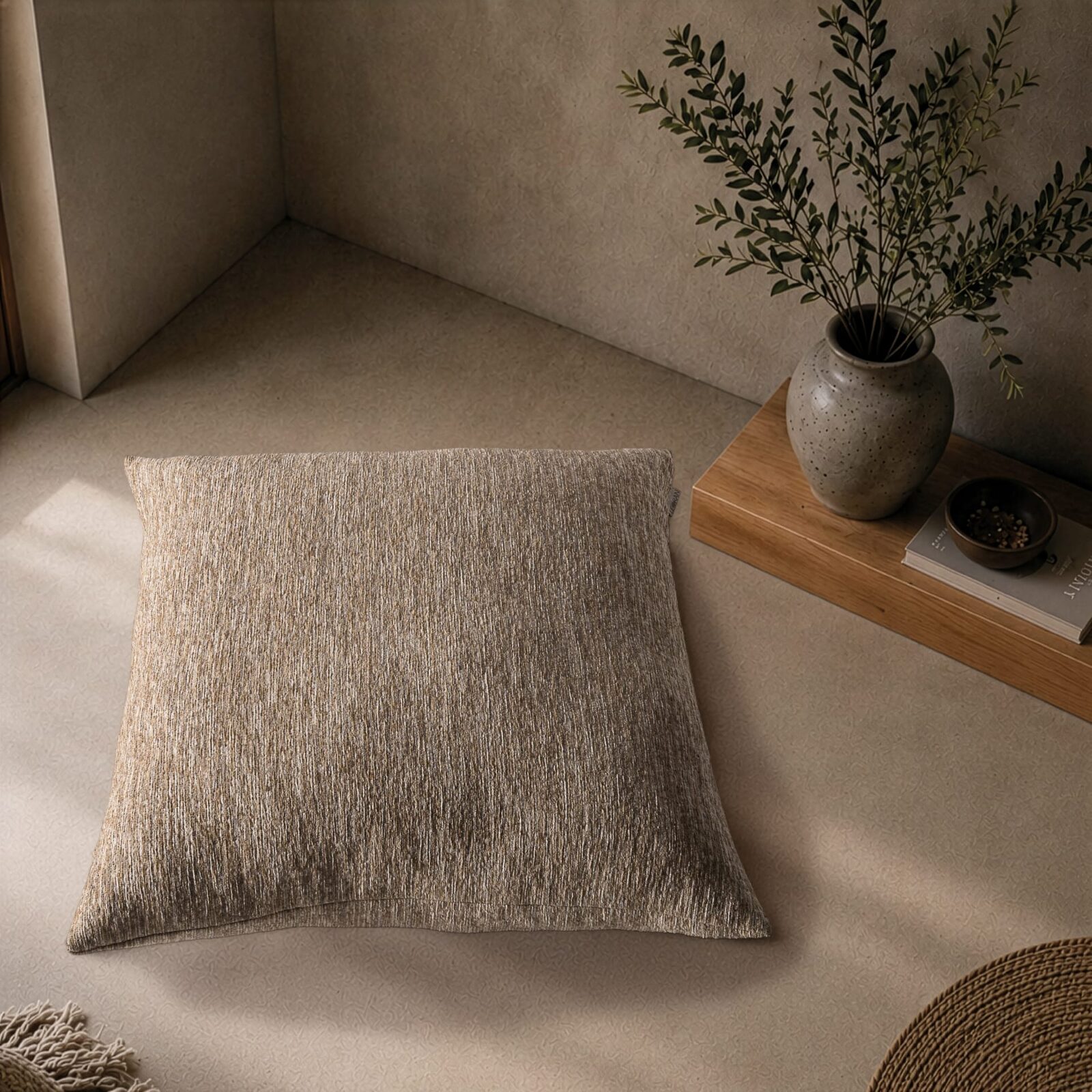 Μαξιλαροθήκη Kent 02 Warm Beige - 30x50cm με γέμιση