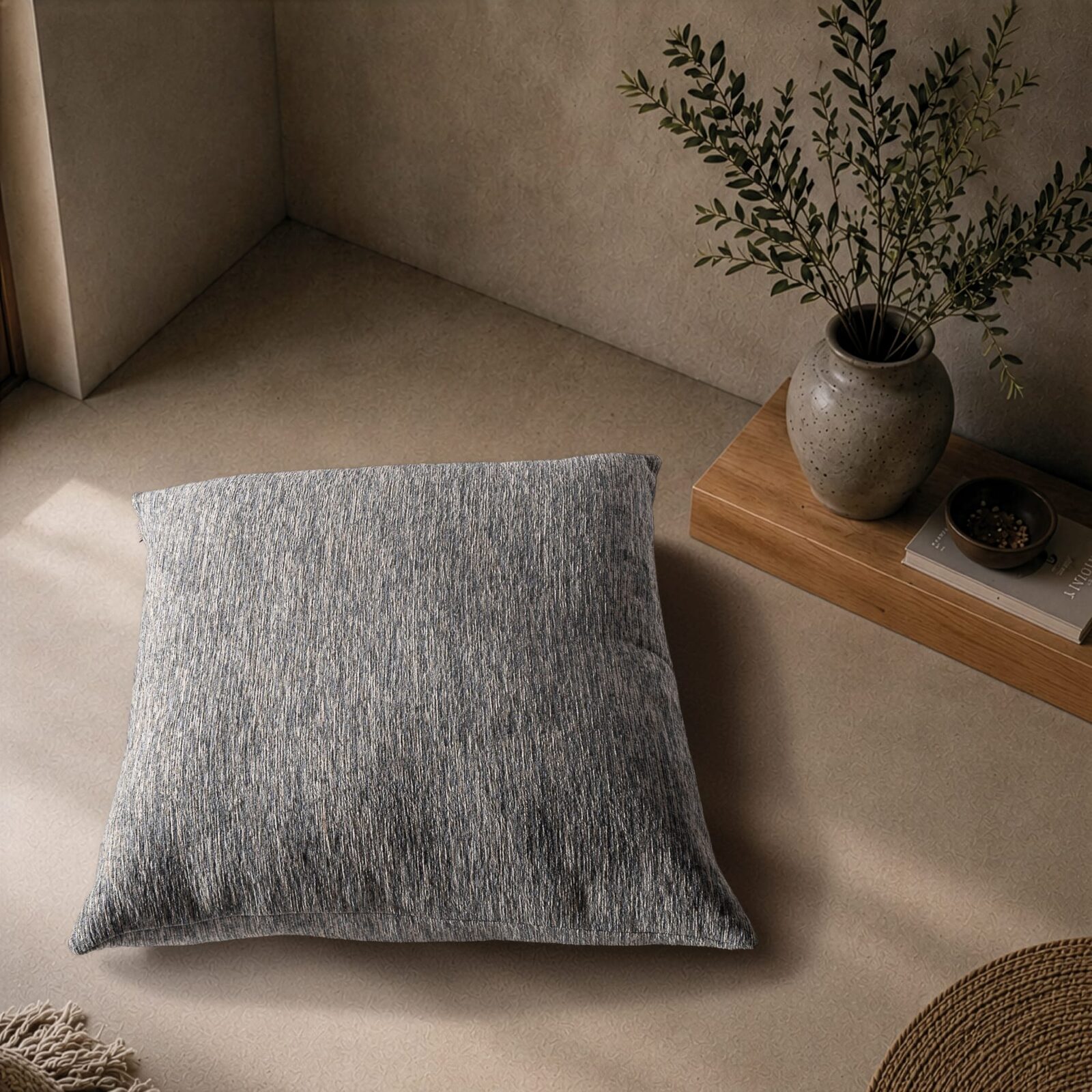 Μαξιλαροθήκη Kent 04 Blue Grey - 30x50cm με γέμιση
