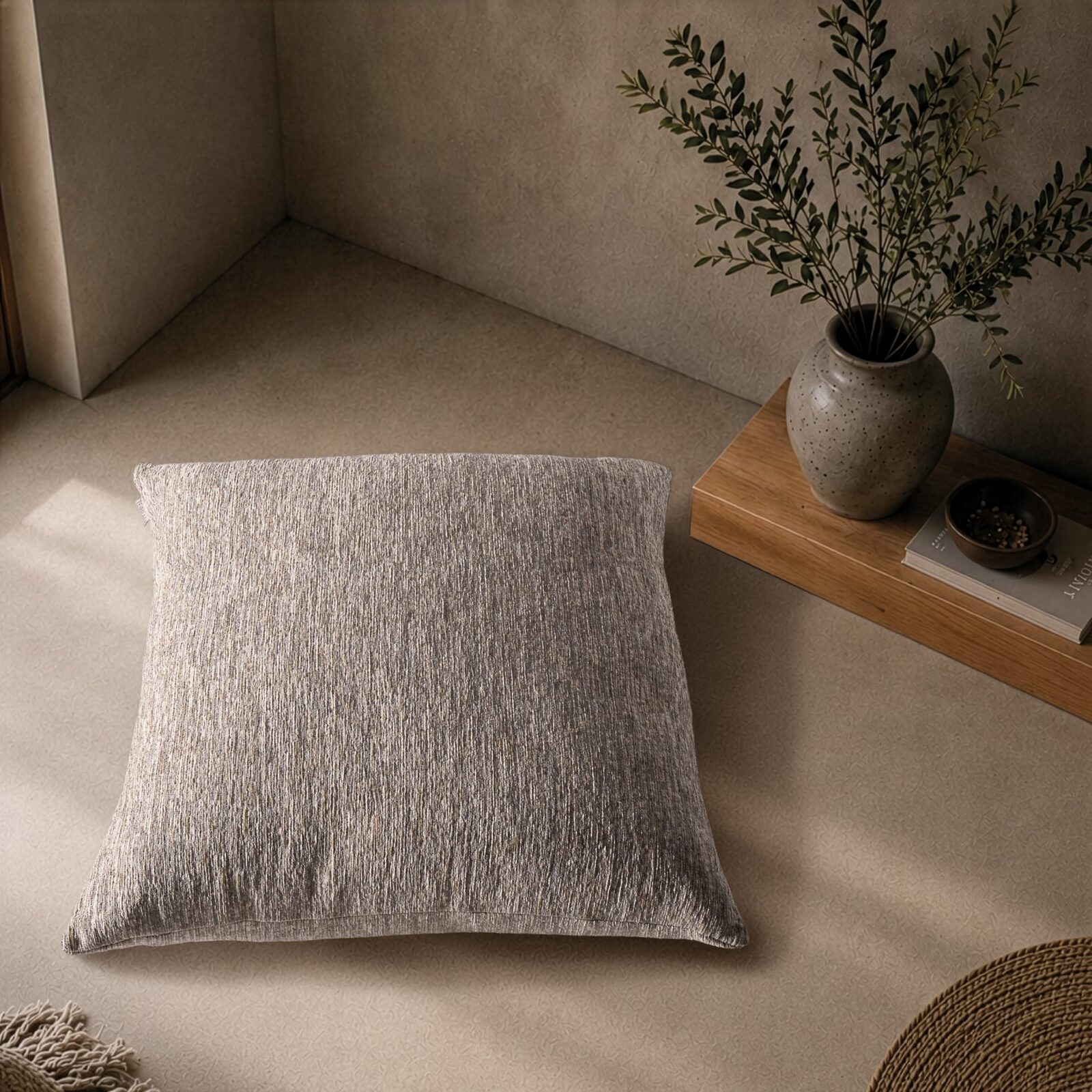 Μαξιλαροθήκη Kent 07 Taupe - 30x50cm με γέμιση