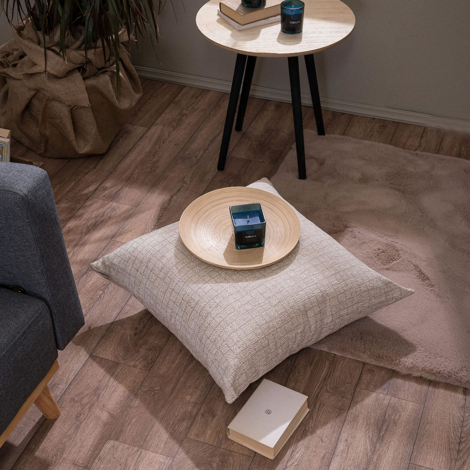 Μαξιλαροθήκη Lancaster 01 - 43x43cm με γέμιση