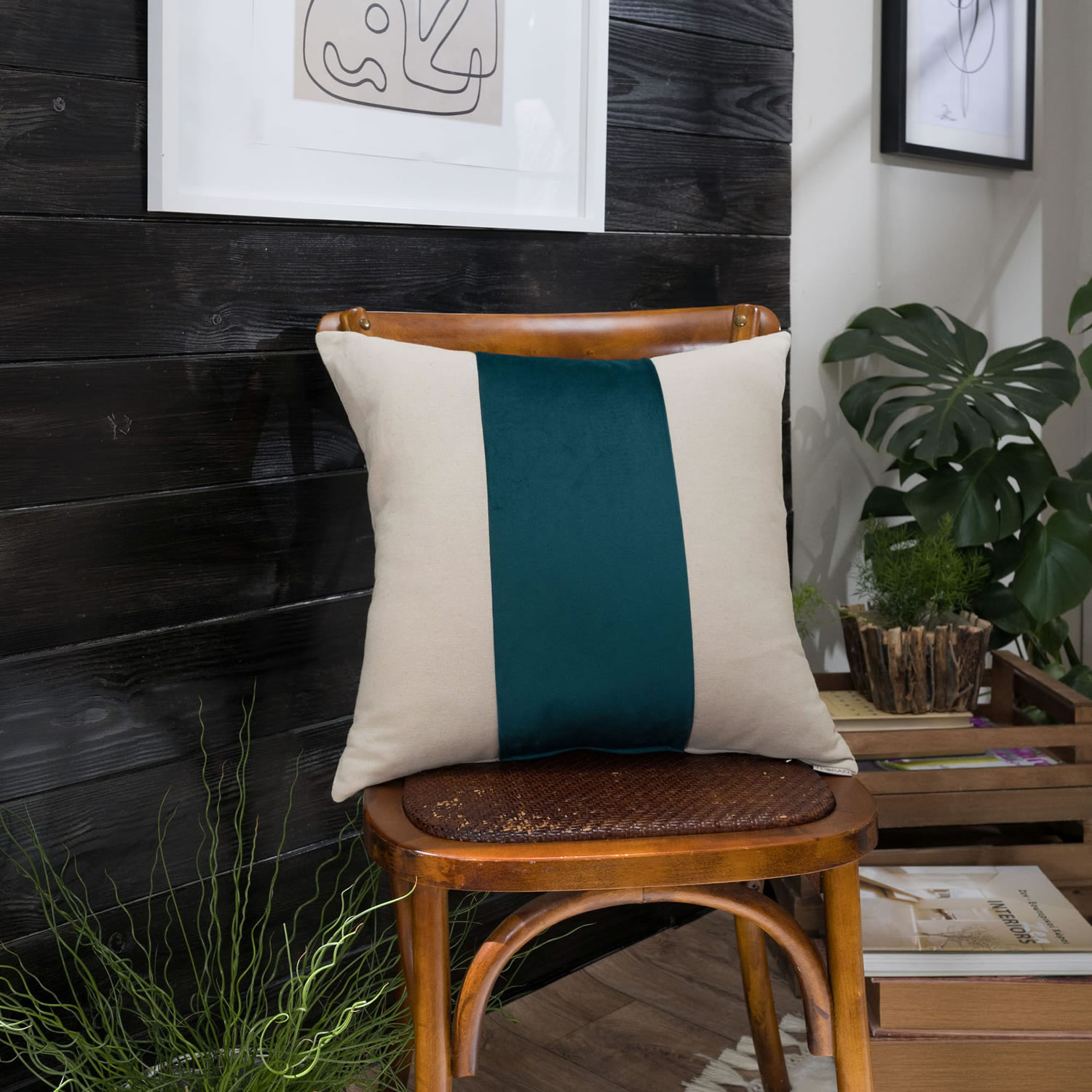 Μαξιλαροθήκη Linus 13 - 30x60cm με γέμιση Teoran Home