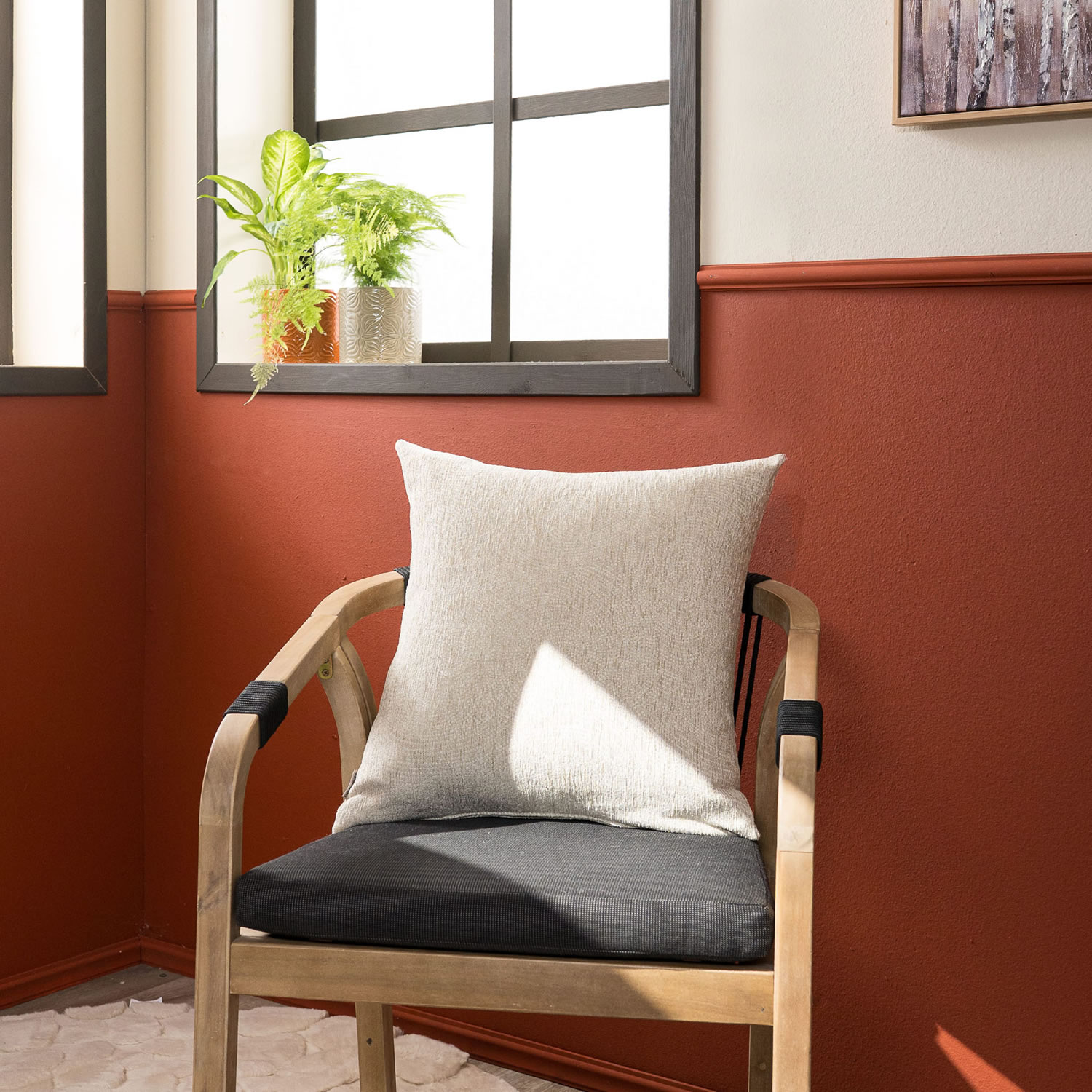 Μαξιλαροθήκη Madison 01 - 30x50cm με γέμιση