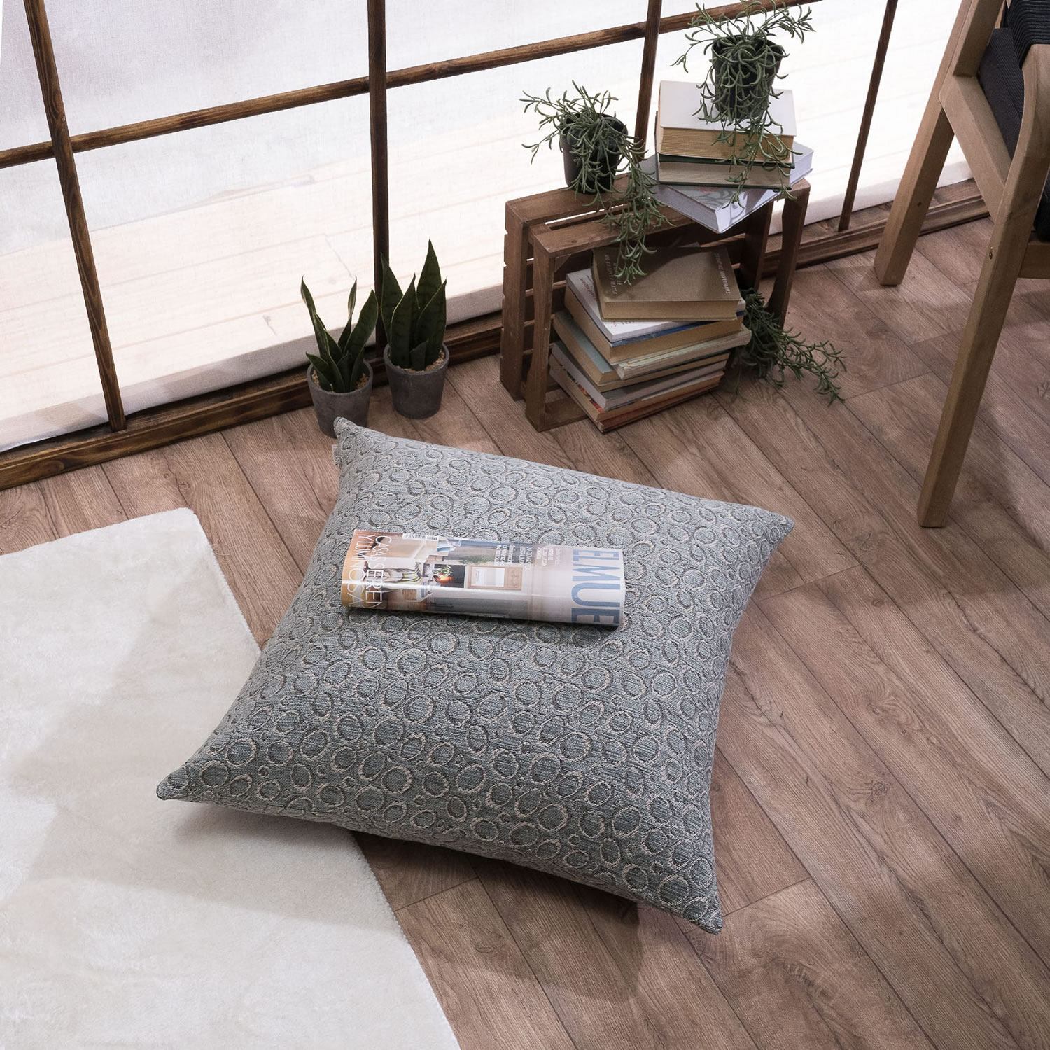 Μαξιλαροθήκη Maryland 04 - 43x43cm με γέμιση