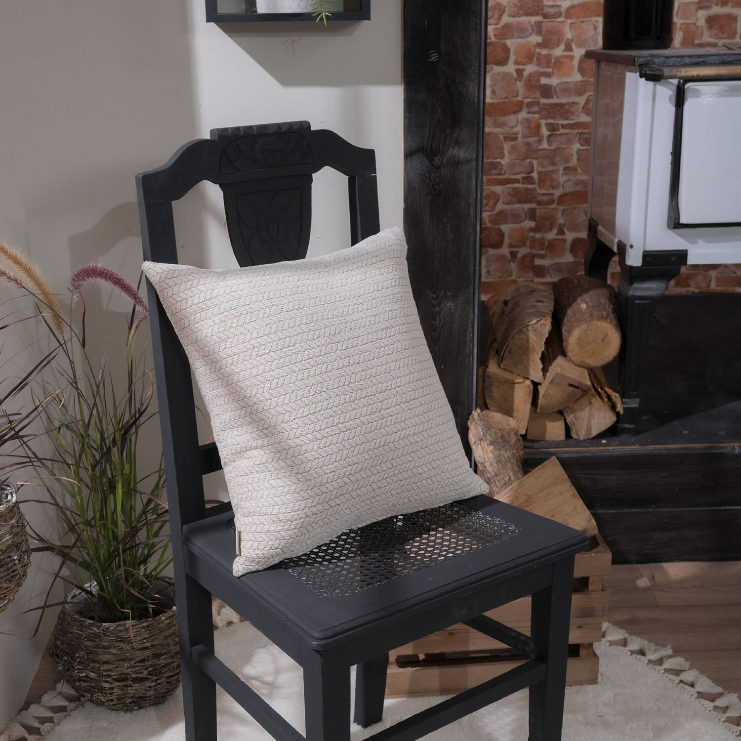 Μαξιλαροθήκη Melrose 01 - 43x43cm με γέμιση